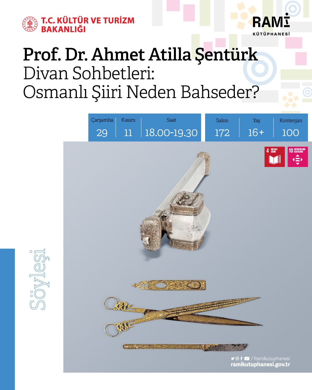 Rami Kütüphanesi - Divan Sohbetleri: Osmanlı Şiiri Neden Bahseder?